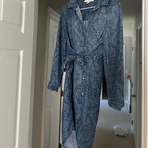 Cloth & Stone Anthropologie Demin dress